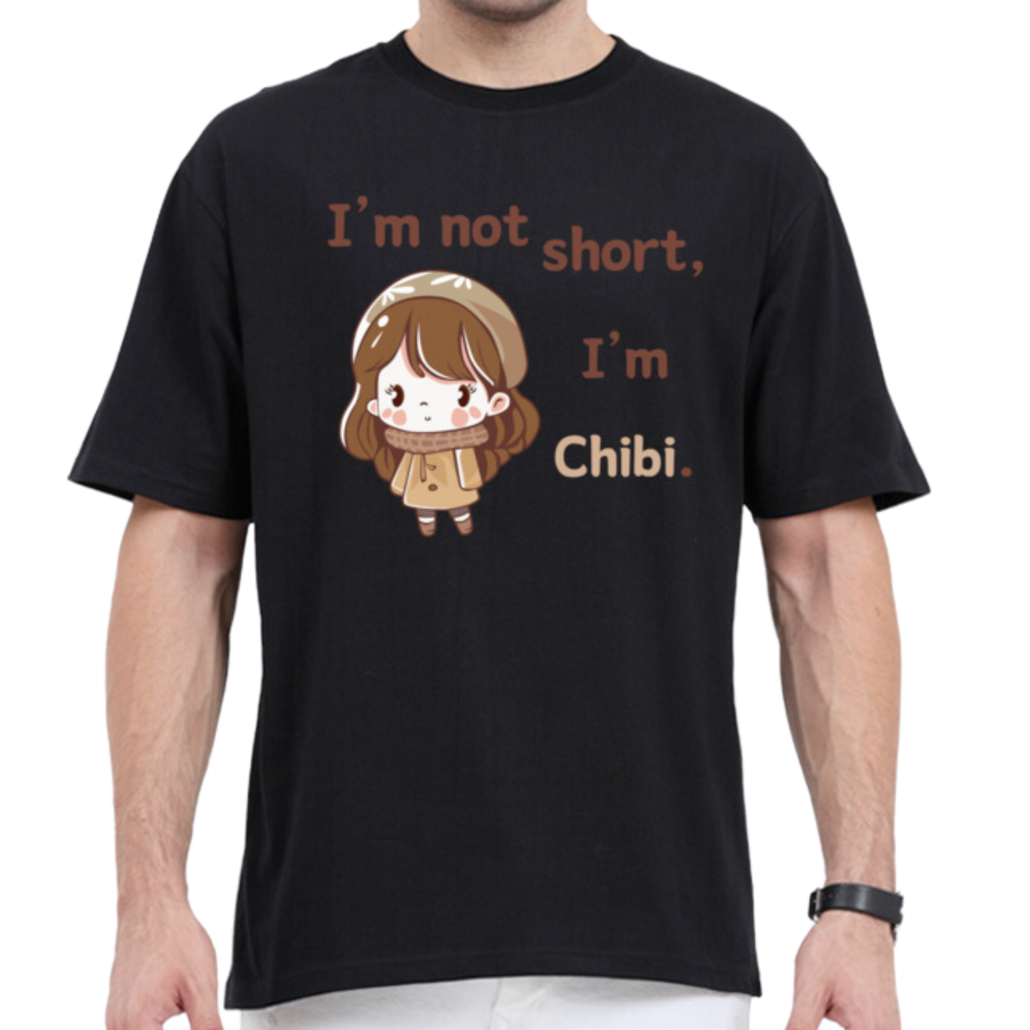 I'm not short, I'm Chibi girl T-shirt