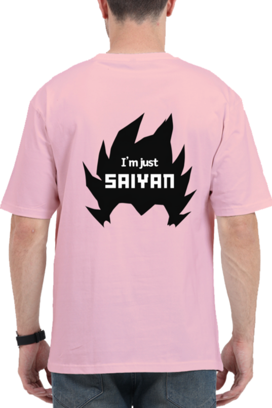 I'm just Saiyan T-shirt back pink