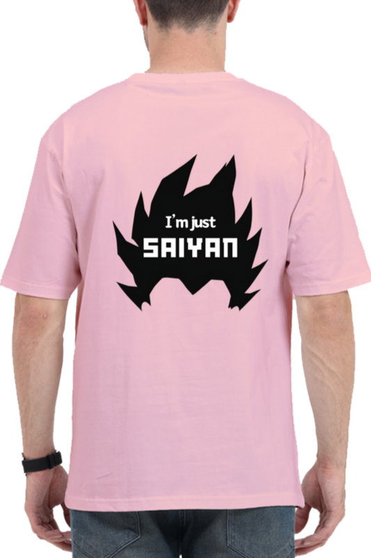 I'm just Saiyan T-shirt back pink