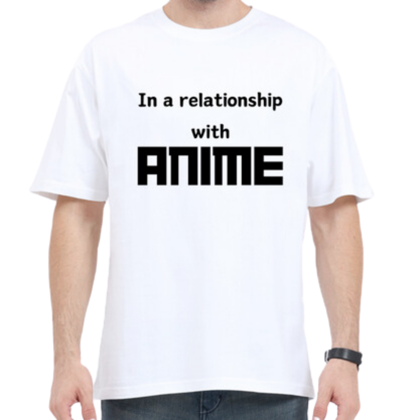 In a relationship with anime T-shirt