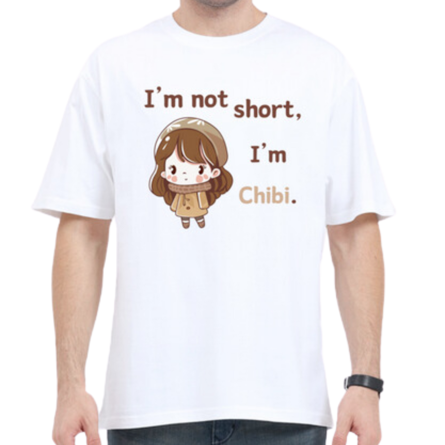 I'm not short, I'm Chibi girl T-shirt