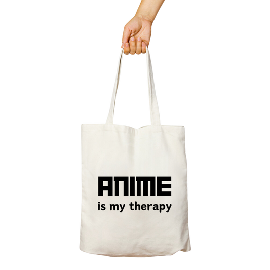Anime is my therapy tote